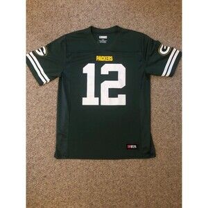 Green Bay Packer NFL Apparel Official Jersey Aaron Rodgers #12 Medium Green NWOT